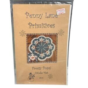 NWT New Penny Lane Primitives Frosty Pops! Candle Mat Craft Pattern #141